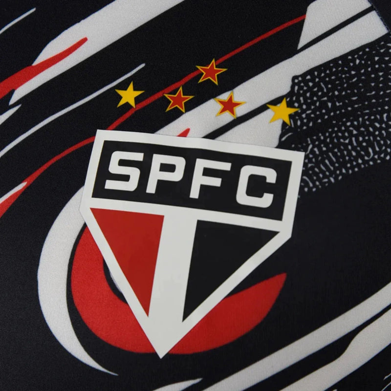 Camisa São Paulo 25/26 Pré-Jogo Masculina - Preto