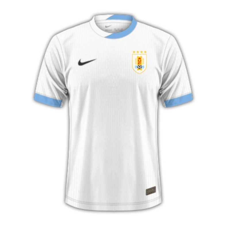 Camisa Seleção do Uruguai II 24/25 Torcedor Puma Masculina - Branco
