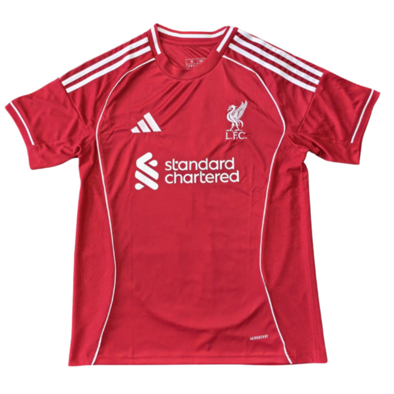 Camisas Liverpool Home 25/26 Adidas Torcedor Masculina