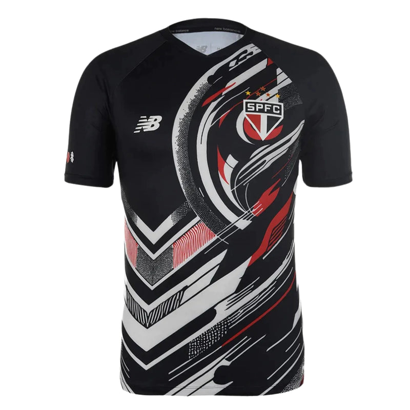 Camisa São Paulo 25/26 Pré-Jogo Masculina - Preto