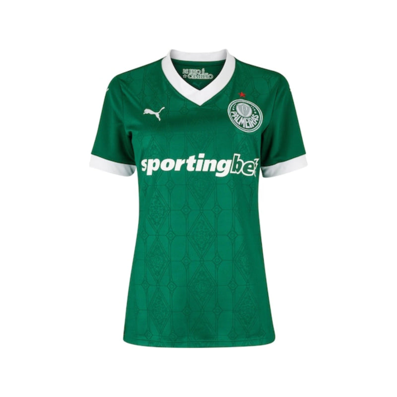 Camisa Palmeiras  I 25/26 Torcedor Puma Feminina -Verde