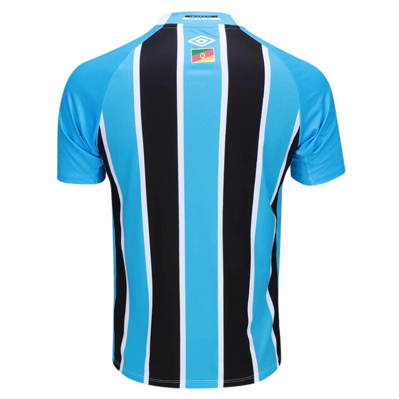 Camisa Grêmio I 25/26 - Torcedor Umbro Masculina - Branca e preta