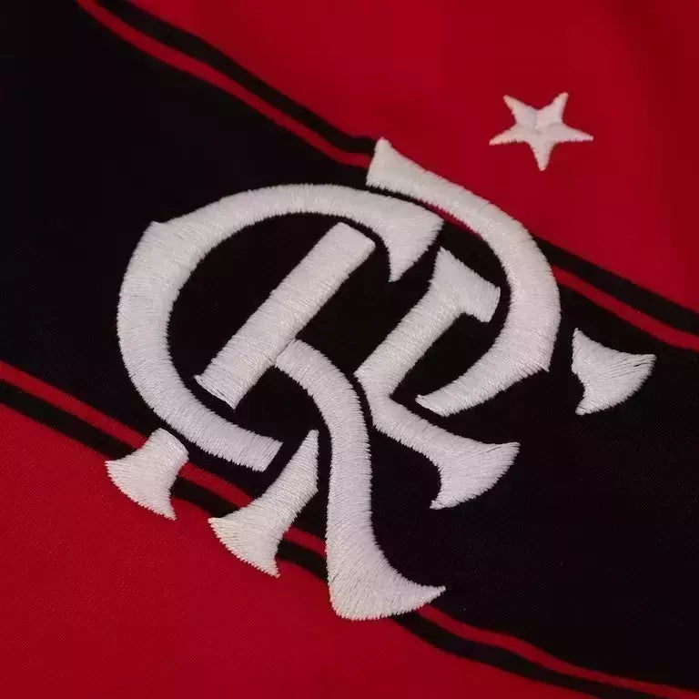 Camisa Flamengo Torcedor I - Temporada 25/26 - Preta e Vermelha - Adidas