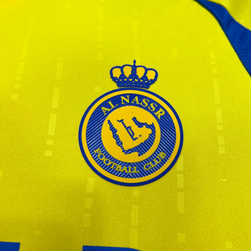 Camisa Al-Nassr I 24/25 Torcedor Masculina - Amarelo