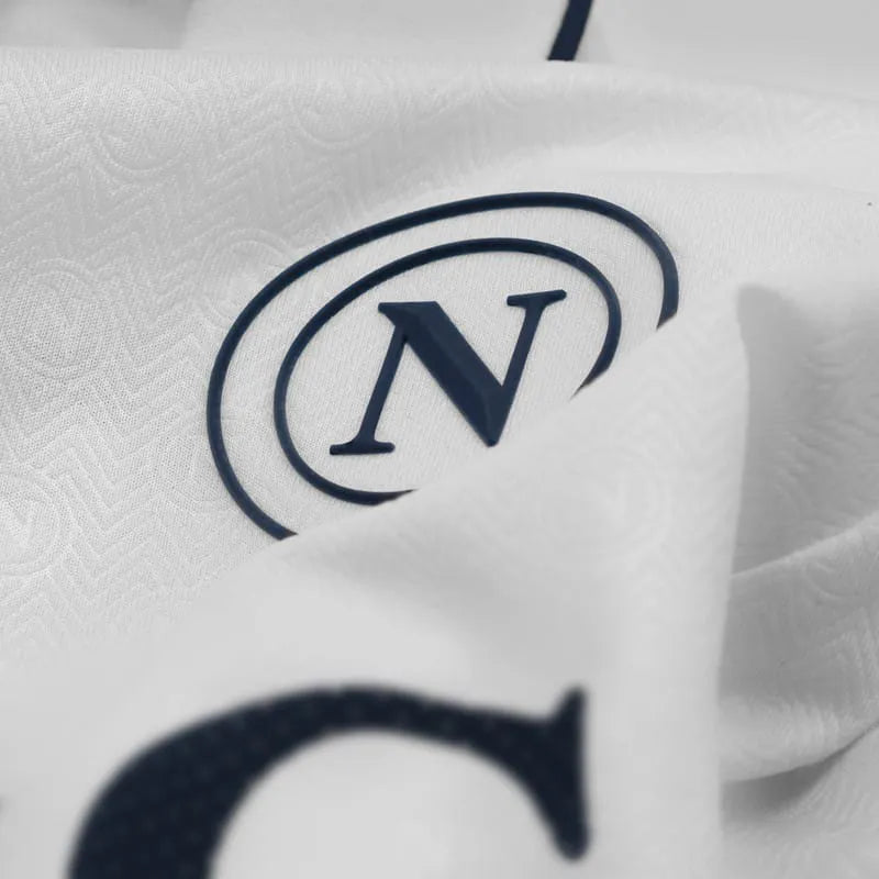 Camisa Napoli Away 24/25 - Torcedor EA7 Masculina - Branca