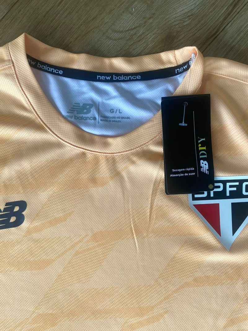Camisa São Paulo 24/25 Torcedor Masculina - New Balance - LARANJA