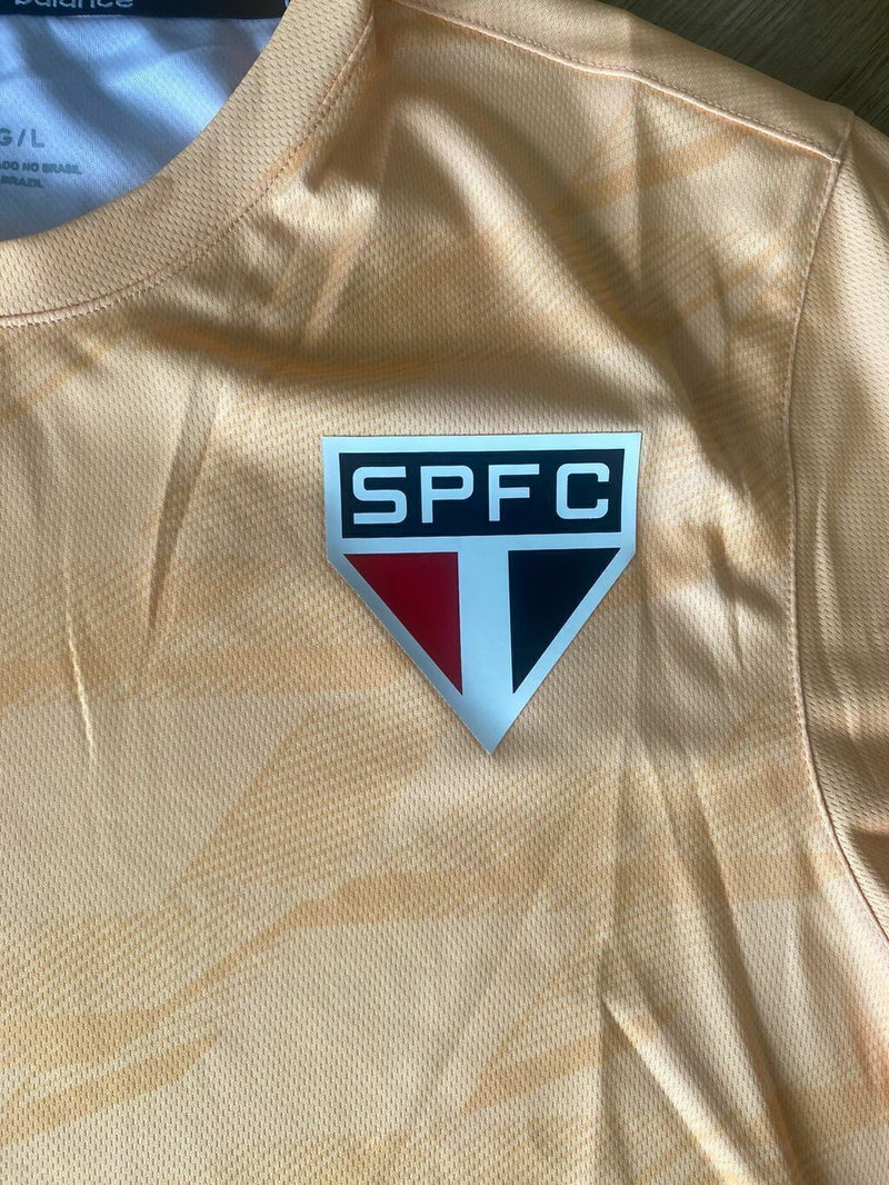 Camisa São Paulo 24/25 Torcedor Masculina - New Balance - LARANJA