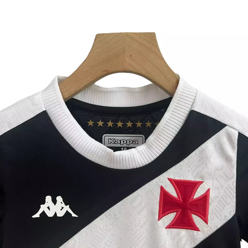Kit Infantil Vasco da Gama II 24/25 - Kappa - Preto