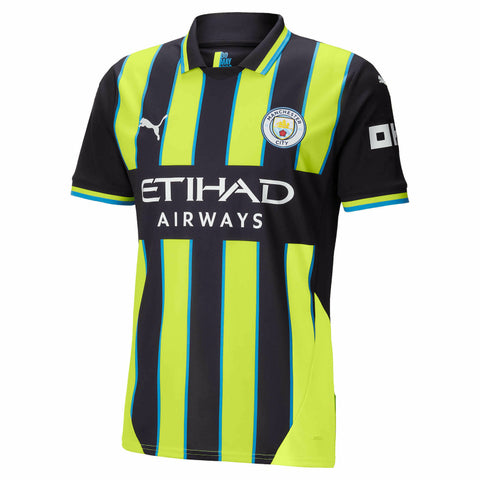 Camisa Manchester City II 24/25 - Torcedor Puma Masculina - amarela e Azul