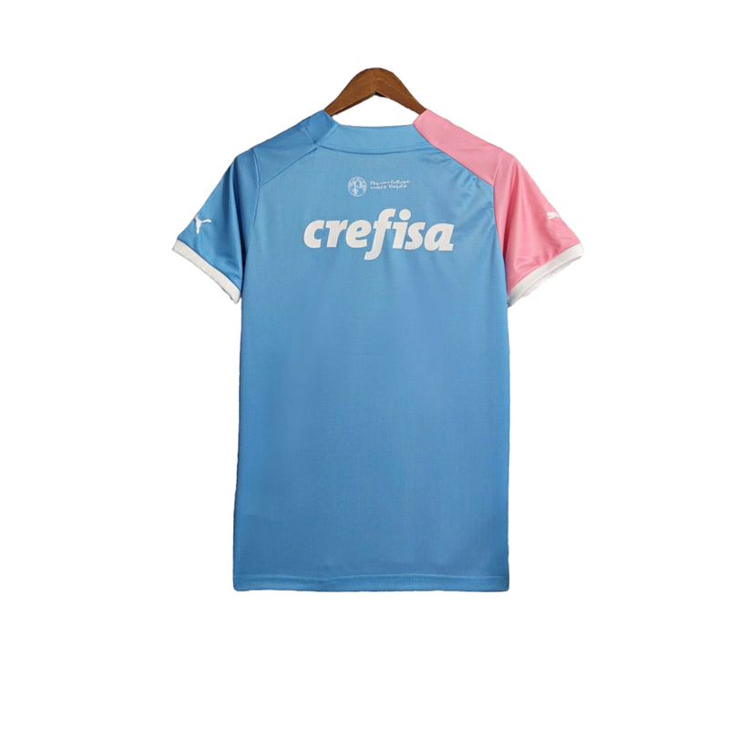 Camisa Palmeiras Edição Comemorativa - Torcedor Puma Masculina - Rosa e azul